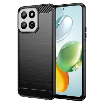 Honor 200 Smart Geborsteld TPU Hoesje - Koolstofvezel