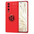 Honor 70 Pro Magnetische Ringgreep / Standaard Case - Rood