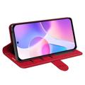 Honor X40i Wallet Case met Magnetische Sluiting - Rood