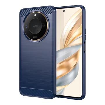 Honor X60 Geborsteld TPU Hoesje - Koolstofvezel