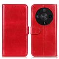 Honor Magic6 Lite/X9b Wallet Case met Magnetische Sluiting - Rood