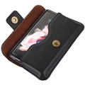 Samsung Galaxy Z Fold3 5G Horizontaal Holster Hoesje - Zwart