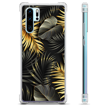 Huawei P30 Pro Hybrid Case - Gouden Bladeren