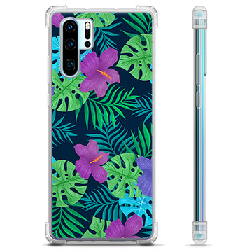 Huawei P30 Pro Hybrid Case - Tropische Bloem