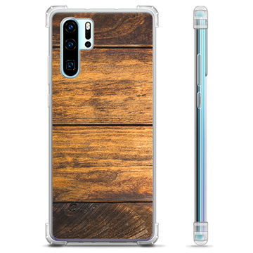 Huawei P30 Pro Hybrid Case - Hout