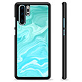 Huawei P30 Pro Beschermhoes - Blauw Marmer