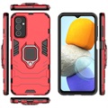 Samsung Galaxy M23/F23 Hybrid Case met Ringhouder - Rood