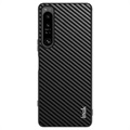 Imak LX-5 Sony Xperia 1 IV Hybrid Hoesje - Koolstofvezel - Zwart