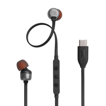 JBL Tune 310C Pure Bass USB-C in-ear hoofdtelefoon - Zwart