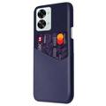 KSQ OnePlus Nord 2T Hoesje met Kaartvak - Blauw