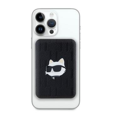 Karl Lagerfeld Reliëf MagSafe Power Bank 5000mAh - Choupette Hoofd - Zwart