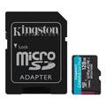 Kingston Canvas Go! Plus microSDXC Geheugenkaart met Adapter SDCG3/128GB - 128GB