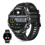 Ksix Venture Waterdicht Smartwatch met Sport & Gezondheid Modi - IP68 - Zwart