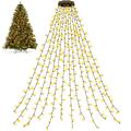 LED-lichtketting voor kerstboom met ring - 200 LED, EU-stekker, 1.5m - Warm wit