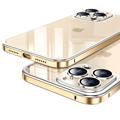 Luphie Anti-Kras iPhone 14 Pro Hybride Hoesje (Geopende verpakking - Bevredigend) - Goud