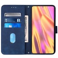 Line Series Samsung Galaxy S22 Ultra 5G Wallet Case - Blauw