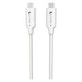 Lippa USB-C / USB-C kabel - 1m, 10Gbps, 100W - Wit