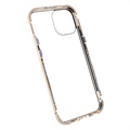 iPhone 13 Magnetisch Hoesje met Gehard Glas - Goud