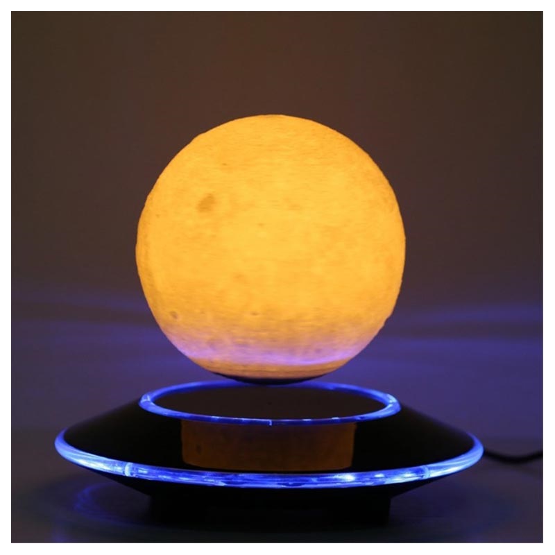 Zwevende 3D Maan LED Lamp / Nachtlamp