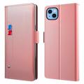 iPhone 13 Wallet Case met Make-upspiegel - Rose Gold