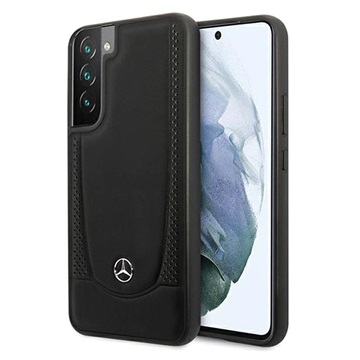 Mercedes-Benz Urban Line Samsung Galaxy S22+ 5G Leren Case - Zwart