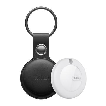 MiLi HD-P16 Bluetooth Tracker / Sleutelvinder voor iOS met Leren Sleutelhanger