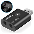 Mini Bluetooth-audiozender / -ontvanger YET-TR6 - USB-A, 3,5 mm