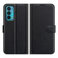 Motorola Edge 20 Wallet Case met Magnetische Sluiting - Zwart