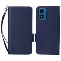 Motorola Moto G24 Power/G24 Wallet Case met Magnetische Sluiting - Donkerblauw