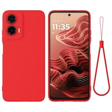 Motorola Moto G35 Liquid Siliconen Hoesje - Rood