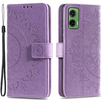 Motorola Moto G35 Mandala Series Portemonnee-hoesje