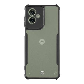 Motorola Moto G55 Tactical Quantum Stealth Hoesje met versterkte hoeken - Helder / Zwart