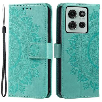 Motorola Moto G75 Mandala Series Portemonnee-hoesje