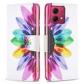 Motorola Moto G84 Wonder Series Portemonnee Hoesje - Bloem