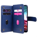 Multi-Card Slot Motorola Moto G10/Moto G30 Wallet Case - Blauw