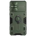 Nillkin CamShield Armor Samsung Galaxy S21+ 5G Hybrid Case - Legergroen