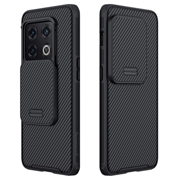 Nillkin CamShield Pro OnePlus 10 Pro Hybride Hoesje - Zwart