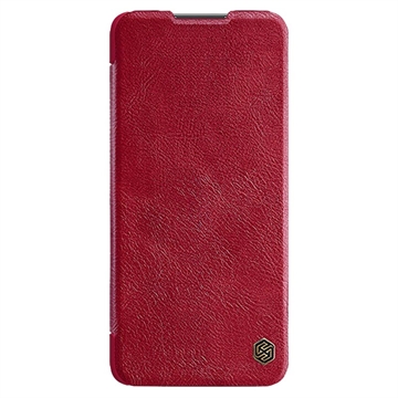 Nillkin Qin Samsung Galaxy A34 5G Flip Case met Kaartsleuf - Rood