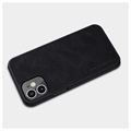 Nillkin Qin iPhone 12 mini Flip Case - Zwart