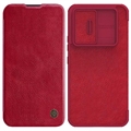 Nillkin Qin Pro Series Samsung Galaxy A54 5G Flip Case - Rood