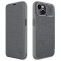 Nillkin Qin Pro Series Samsung Galaxy S22 5G Flip Case - Zwart