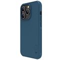 Nillkin Super Frosted Shield Pro iPhone 14 Pro Hoesje - Blauw