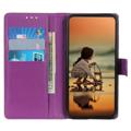 Nokia C21 Plus Wallet Case met Magnetische Sluiting - Paars