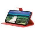 Nokia C21 Plus Wallet Case met Magnetische Sluiting - Rood