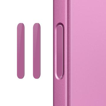 Northjo Camera Bedieningsknop Gehard Glas Beschermer voor iPhone 16 Pro/16 Pro Max/16 Plus - 2 stuks. - Roze