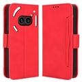 Nothing Phone (2a)/(2a) Plus Cardholder Series Portemonnee Hoesje - Rood