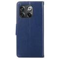 OnePlus 10T Wallet Hoesje met Magnetische Sluiting - Blauw