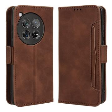 OnePlus 12 Cardholder Series Portemonnee Hoesje - Bruin