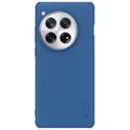 OnePlus 12 Nillkin Super Frosted Shield Pro Hybride Hoesje - Blauw