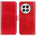 OnePlus 13 Portemonnee Hoesje met Magnetische Sluiting - Rood